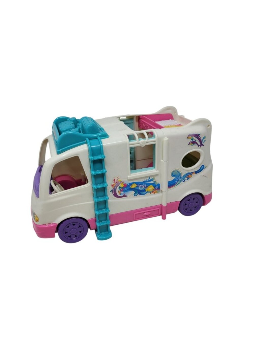 Fisher-Price Loving Family RV Camper Motor Home Vehicle Camping Picnic Table